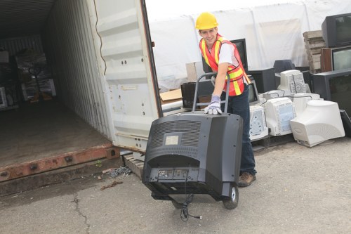 Different types of construction waste materials